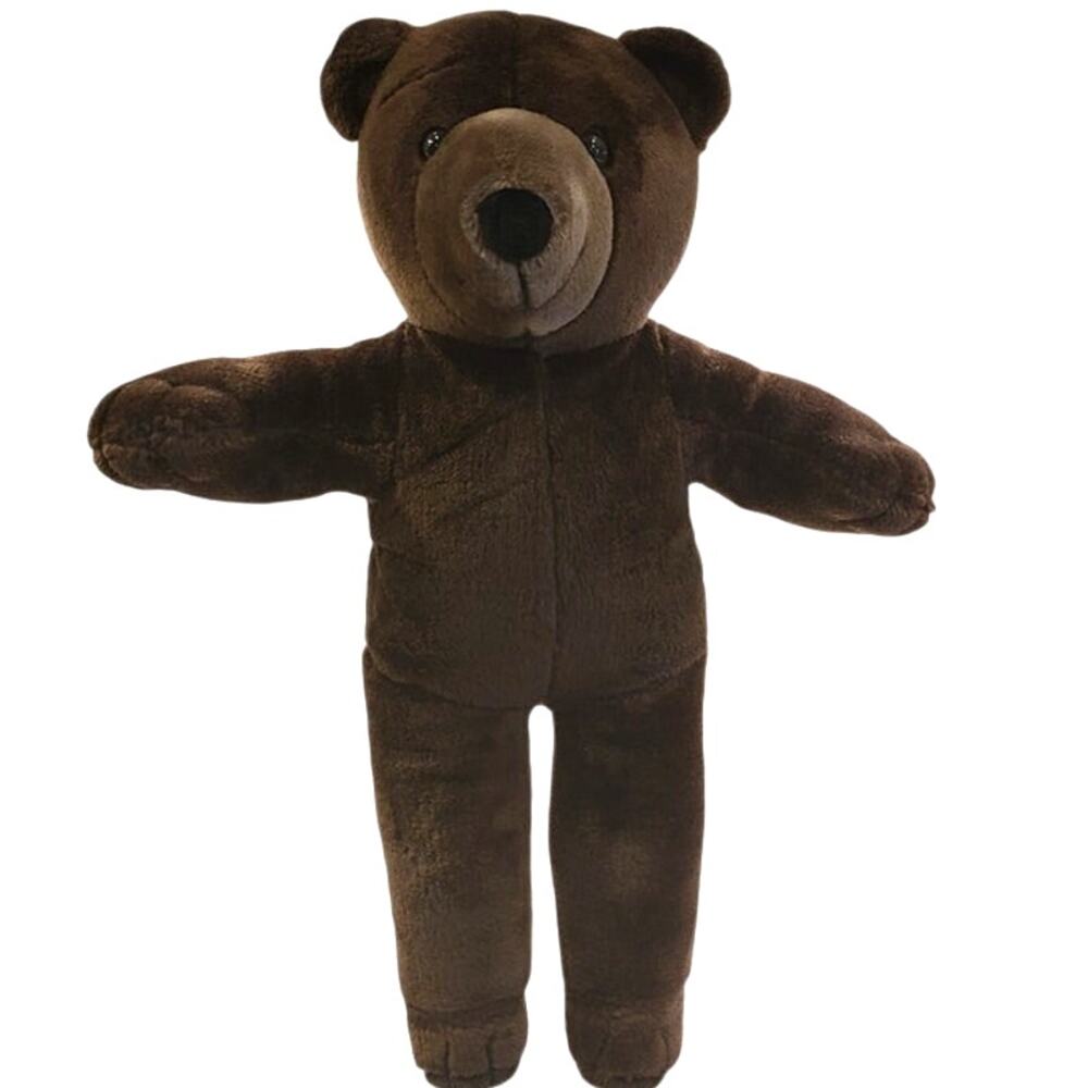 Vintage 1980s JJ Wind Patriot Bear Brown Teddy Bear 18" USPS Exclusive